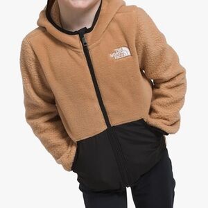 THE NORTH FACE Forrest Fleece Full Zip Hoodie Almond Butter 3T teddy sherpa